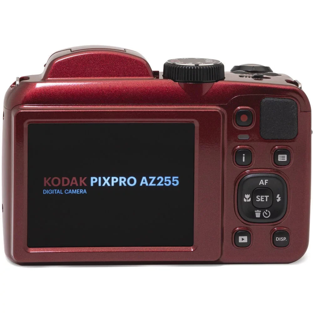Camera + Kit +Tripod Case Extra Kodak -32GB (Red) Battery AZ255 PIXPRO Digital +
