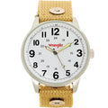 Nylon Wrangler Watch Strap 42mm Wheat White dial, Colored