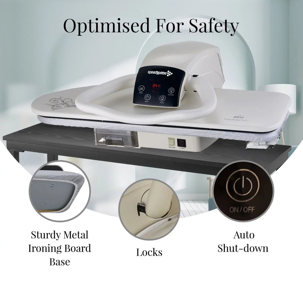 Use Easy Iron Temperature Steam 100HD Inch Press Digital | Settings | SpeedyPress Machine Steamer With Extra Clothes Steam 40 and Multiple Premium to Large Press