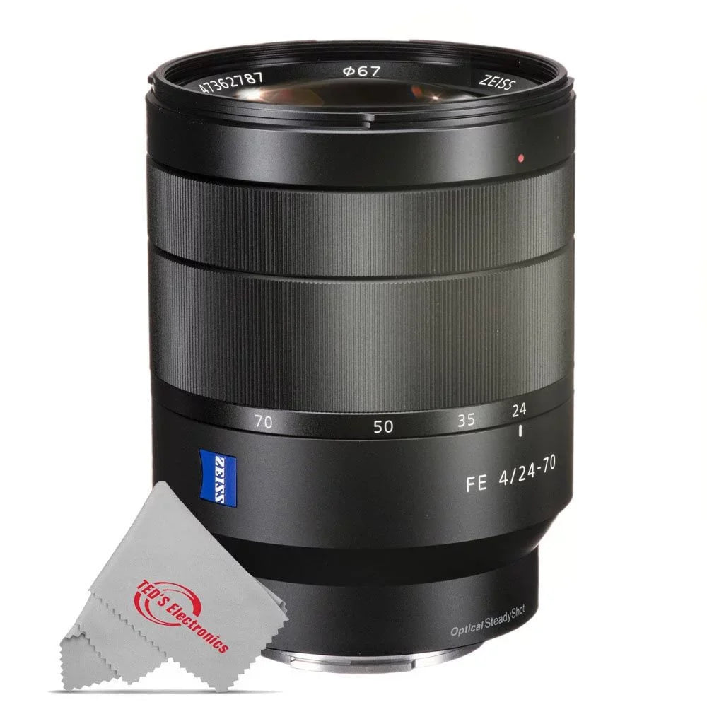 ZA Camera Lens 24-70mm Wi-Fi Mirrorless FE Digital with f/4 T* Built-In 24.2MP Sony Alpha a7C Black OSS