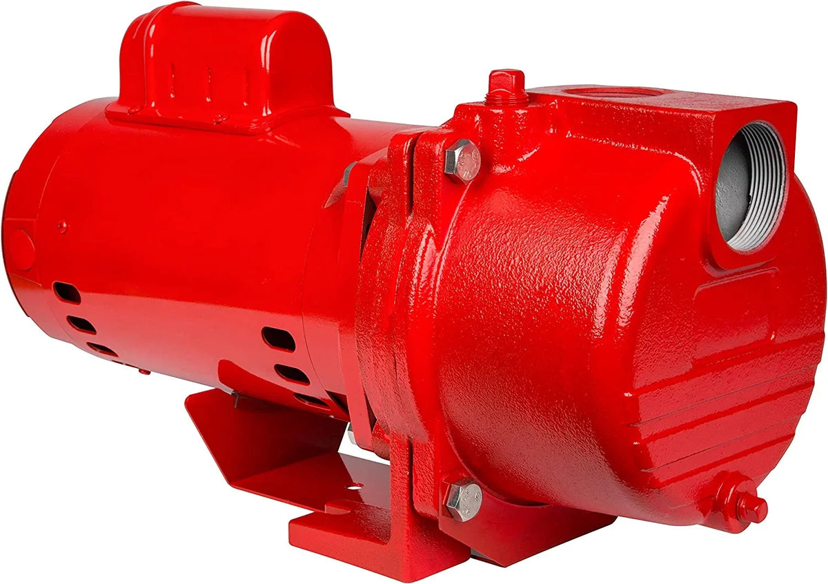 230V GPM Cast SPRK200 Lion Iron 76 Pump Irrigation 2 Sprinkler Horsepower Red