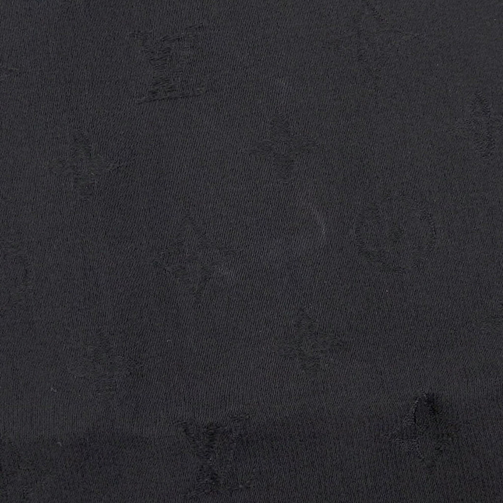 Pre-Owned silk black (Like scarf Louis LOUIS monogram VUITTON New) Vuitton