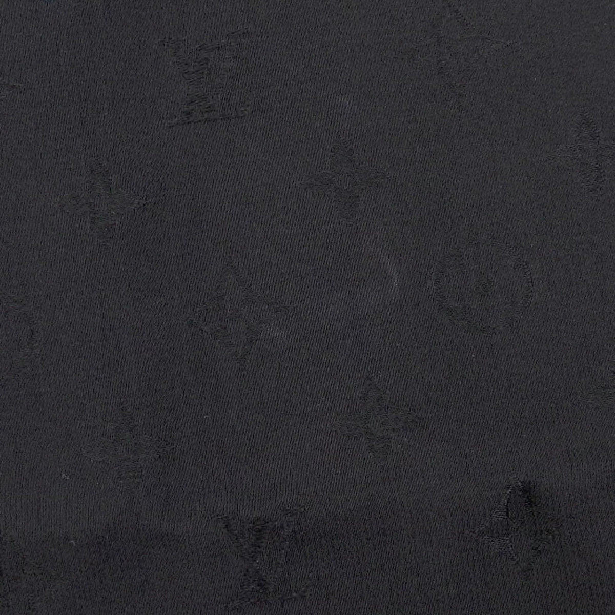 Pre-Owned silk black (Like scarf Louis LOUIS monogram VUITTON New) Vuitton