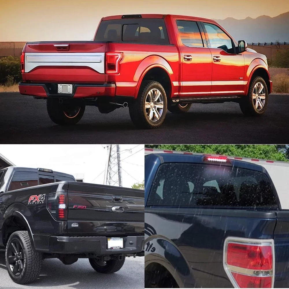 Saving, Power Waterproof Cargo Ford The Smoked F150, Light For 2009-2014 Brake Light/Rear IP67 3rd