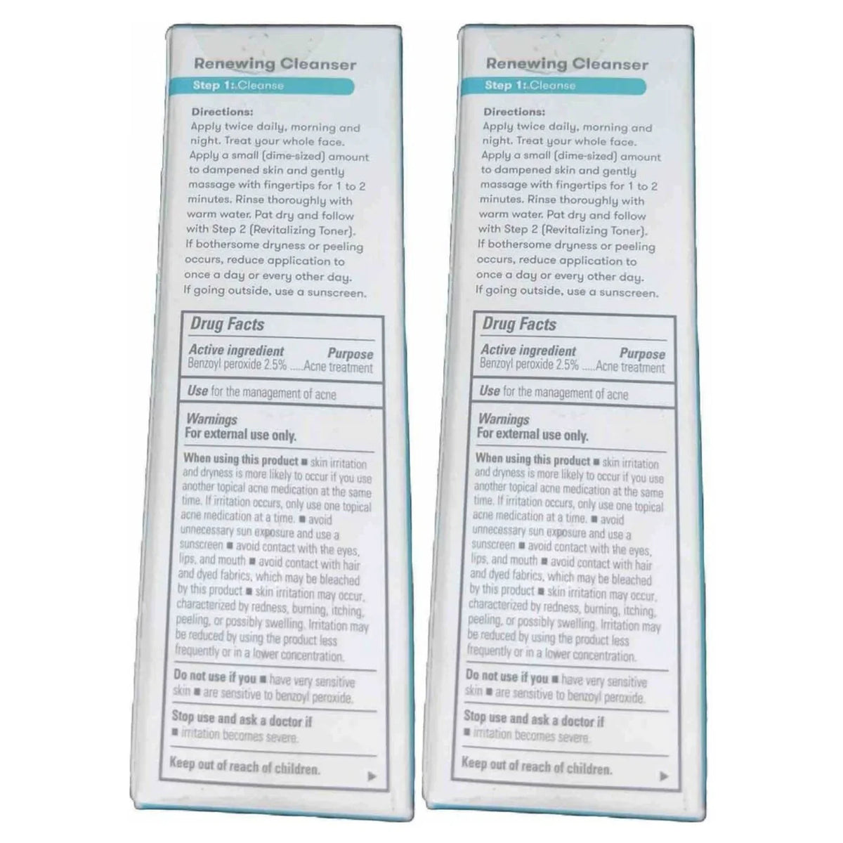 Cleanse Solution Step of 4 Each Renewing Proactiv Acne Pack 1 Medication 2, oz Cleanser