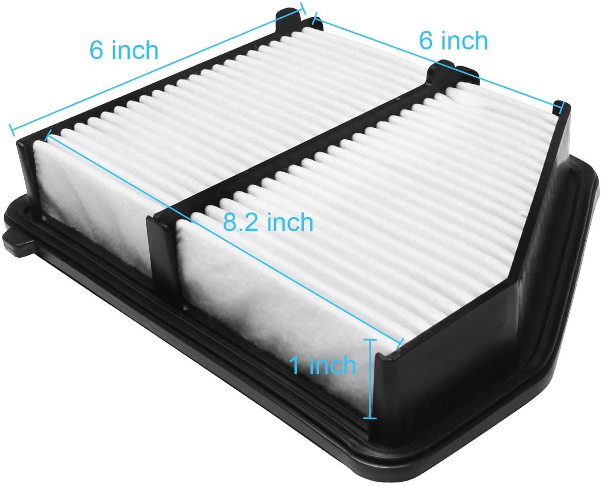 Extra Rigid Filter 17220-5BA-A00, Civic 172205BAA00 Honda 2.0L Engine Air 2016-2018 Panel Compatible with Beneges Guard