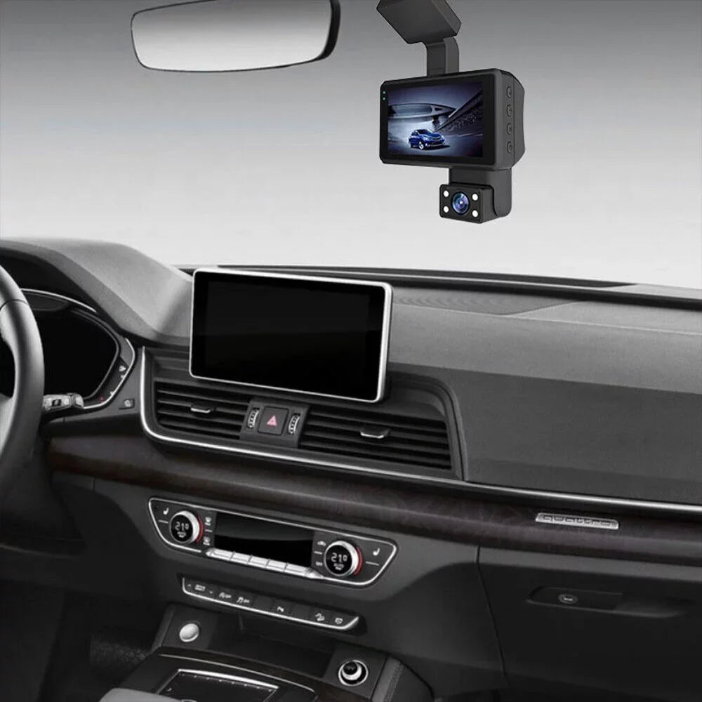 Front Lens Dash Sensor Dual with Rear G and Recorder: Cam Video Car JahyShow Camera, Recording 1080P DVR