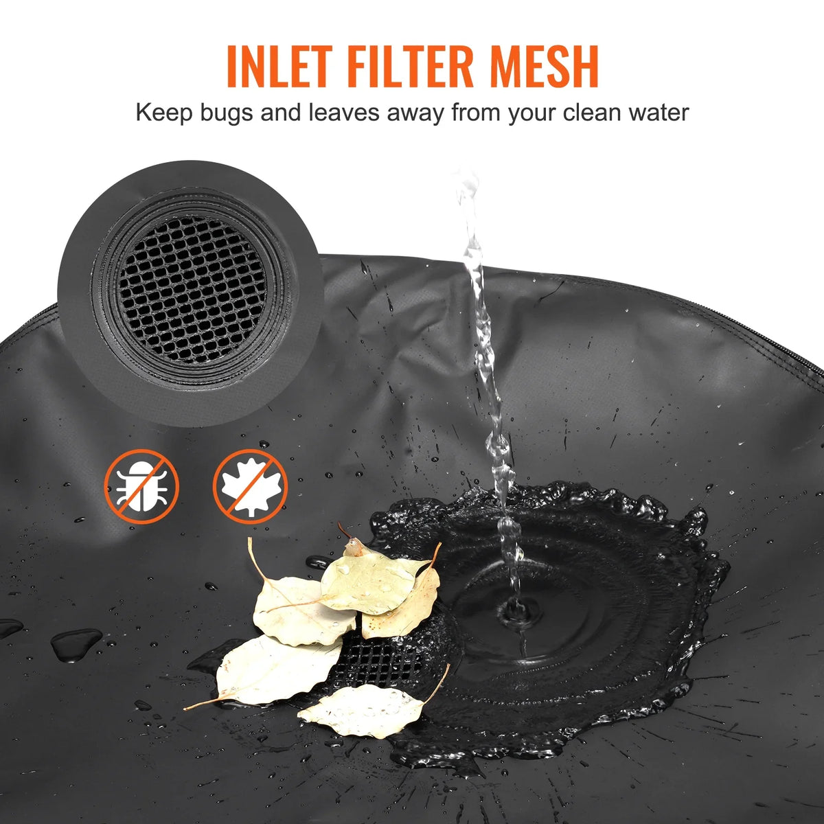 Including 100 Gallon Container Storage Kit, System Rainwater Collection Overflow Rain PVC Portable Barrel, Large and Water Tank Collapsible BENTISM Spigots Capacity,