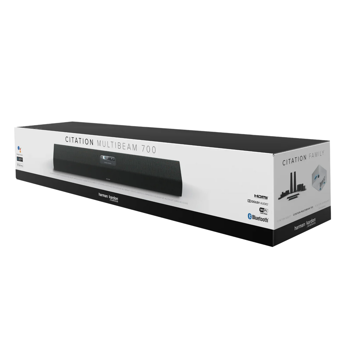 700 Black Kardon Surround Sound, Citation Soundbar MultiBeam MultiBeam Harman with Compact