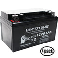 for Free, Activated, 2010 Replacement UB-YTZ10S-BS Factory Yamaha 8.6Ah, UpStart 12V, YZF-R1 Battery 4-Pack 1000CC Maintenance Motorcycle - Battery