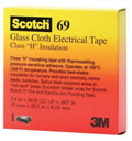 Roll 1/2 Tapes 69, Glass In X Electrical White| Ft, Scotch Cloth 66 1