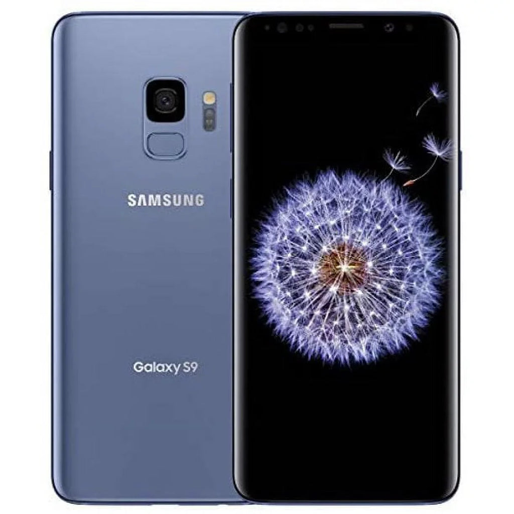 G960U (Refurbished) 64GB S9 Phone Blue GSM Restored Unlocked LTE Coral Samsung Galaxy Android 4G