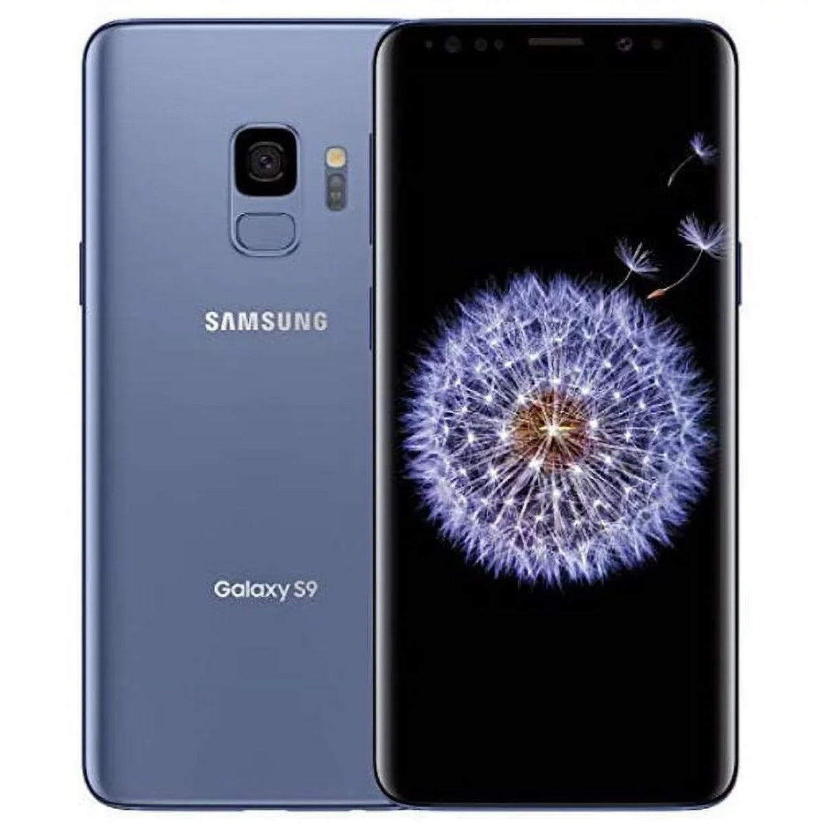 G960U (Refurbished) 64GB S9 Phone Blue GSM Restored Unlocked LTE Coral Samsung Galaxy Android 4G