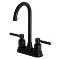 Matte Kingston Black Faucet, Bar Brass KB8490DL Concord
