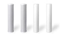 CARBON Pack 4 SEDIMENT Big Filters: Water + 4.5" 20" BLOCK Blue x