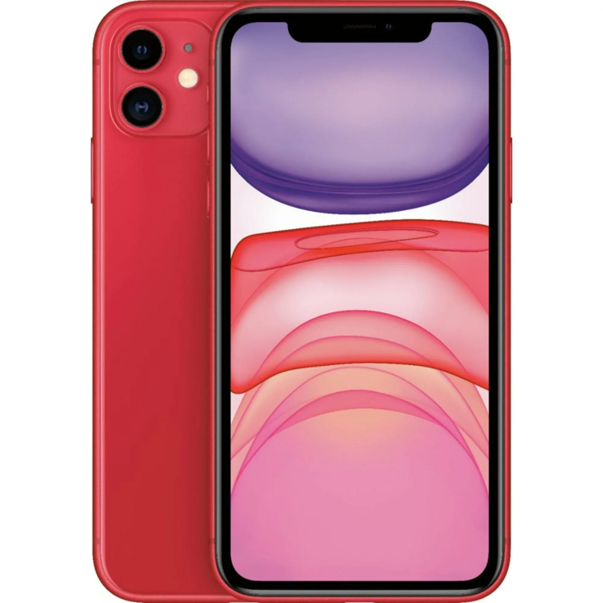 64GB + Unlocked) (A-Grade ) Sprint - + (Verizon (Refurbished) Restored Unlocked Fully GSM iPhone Apple 11 Red
