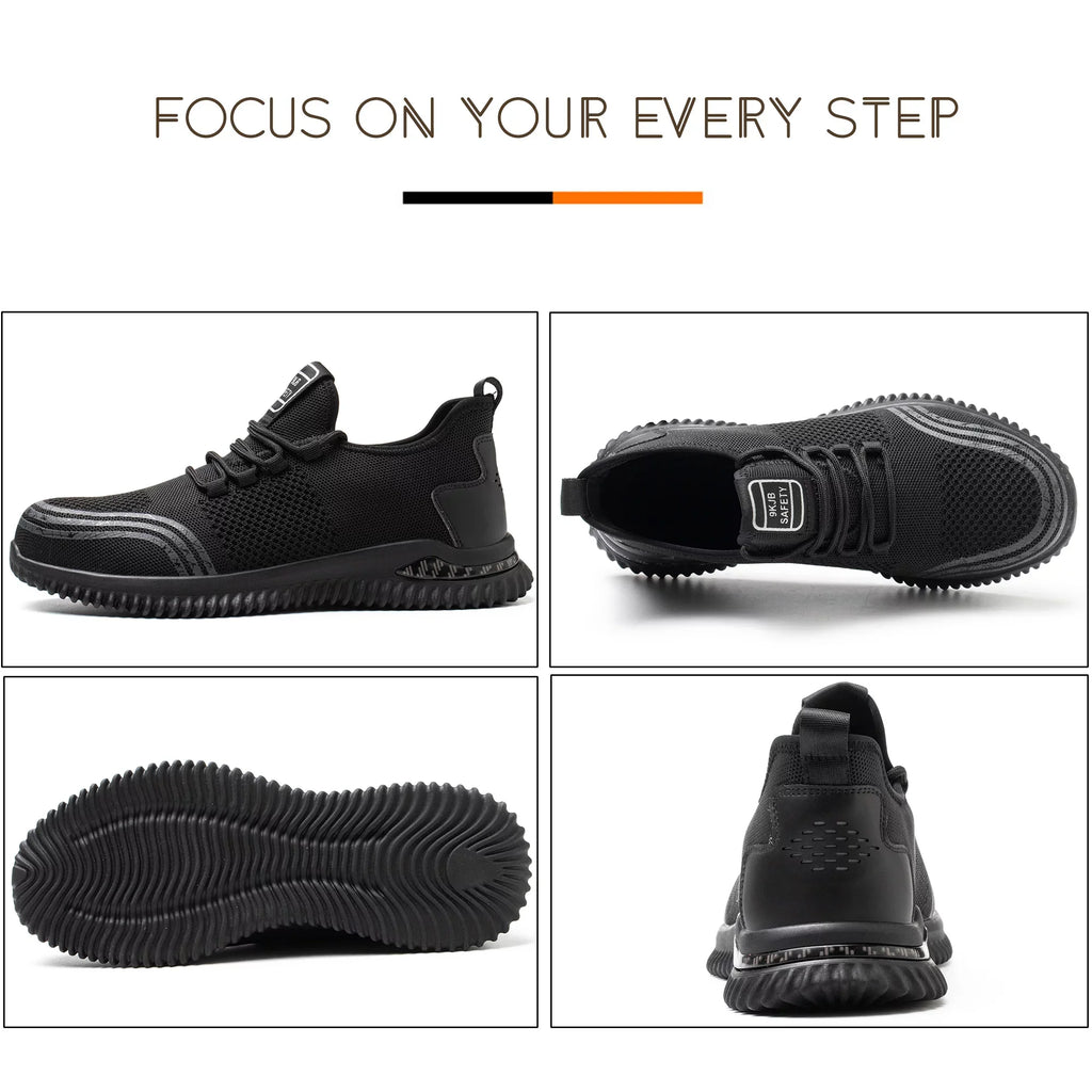 Size Nonslip Toe Shoe Shoes Steel Shoes Work for Safety Men Men10/Women11 Tanleewa