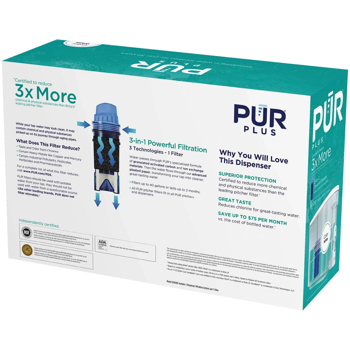 Dispenser 30-Cup Plus System Filtration