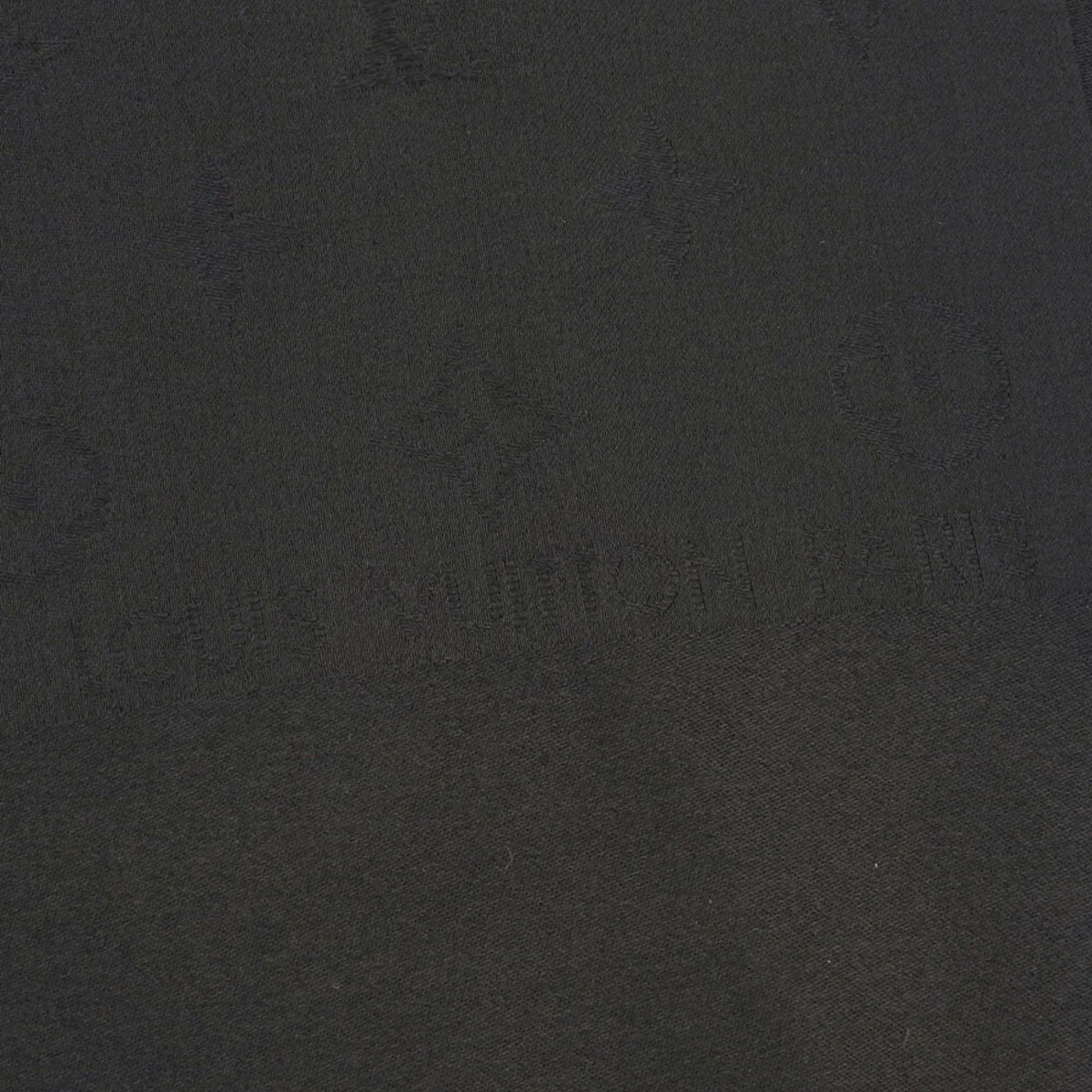 Pre-Owned silk black (Like scarf Louis LOUIS monogram VUITTON New) Vuitton