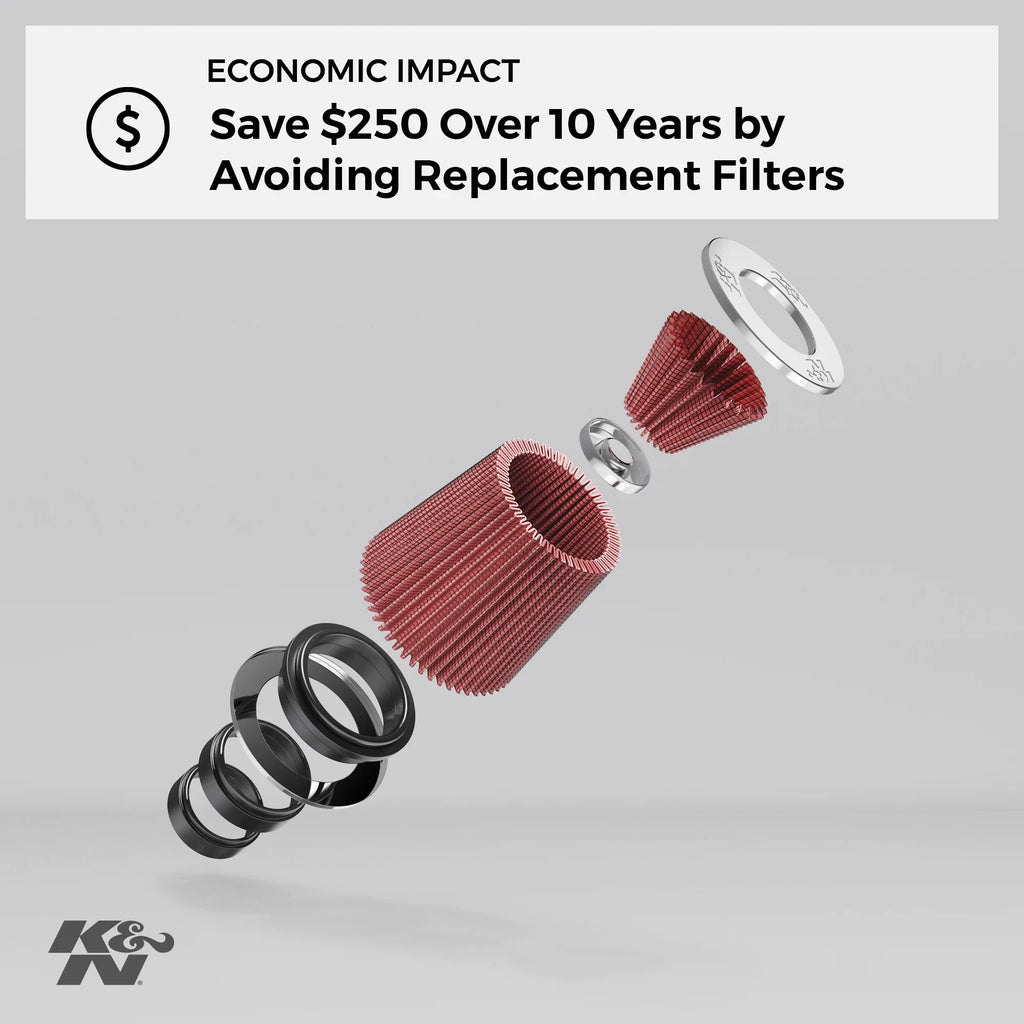 Air Duty: Premium, K&N E-3340 High Washable, Engine Filter, Replacement Heavy Performance, Filter: Industrial