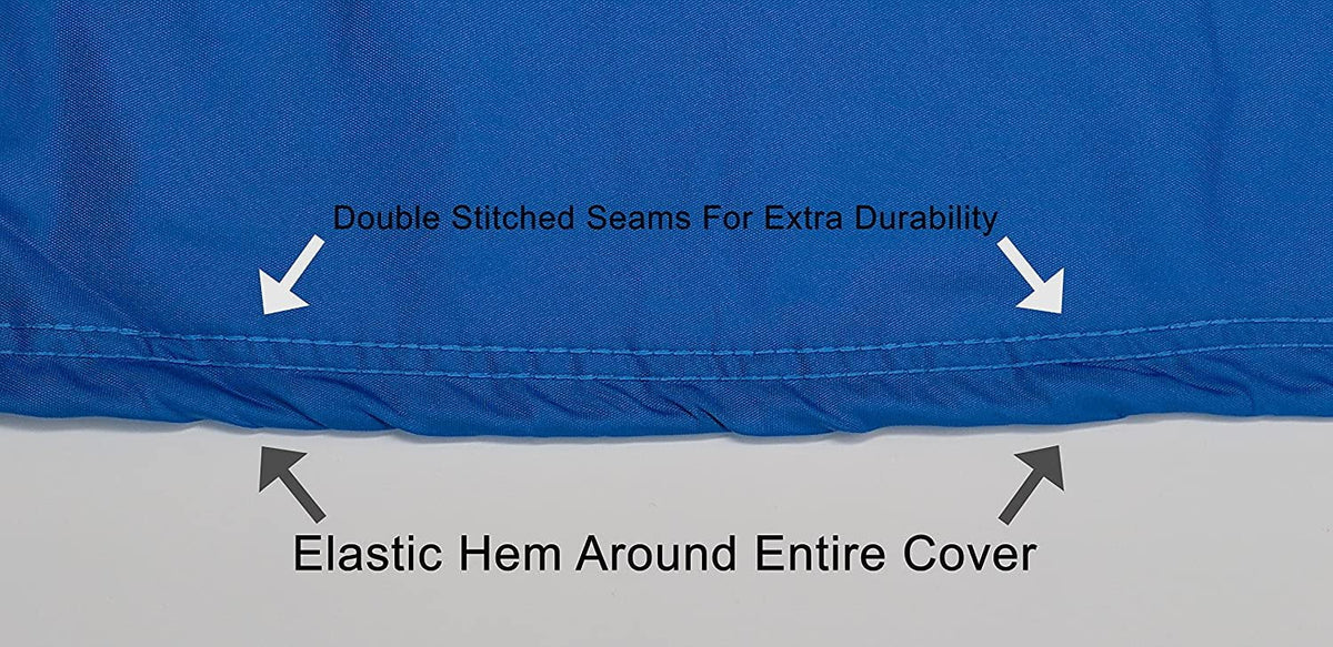 '- - Includes 2001-2002 Protect Straps Color All Bag Fit Ski Trailerable STS Jet Storage Sun! Weatherproof from Cover Trailer for Weather & & - Blue/Black Custom Kawasaki - Contour Rain 900