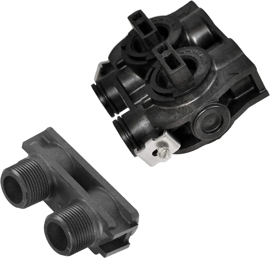 Iron Tanks Whole with 64k Fine Connection, Home Foot Black AFWFilters Mesh MNPT Pro and cubic Softener Resin,1" Water Plastic 2