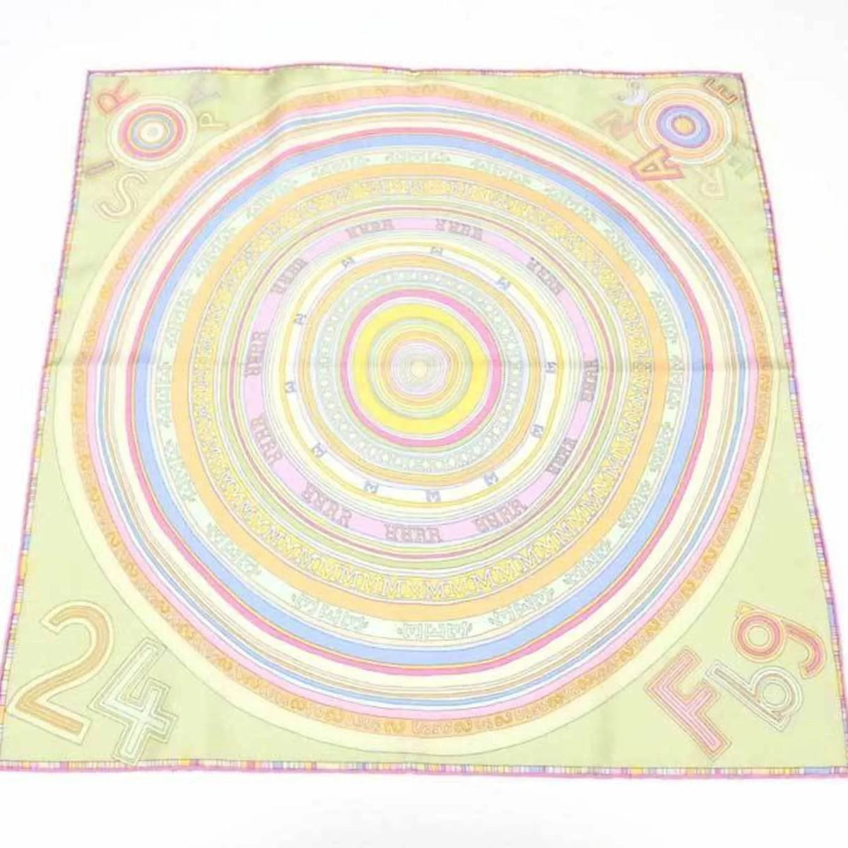 Women's Pre-Owned Hermes HERMES (Good) Scarf Petit Carre Silk Multicolor