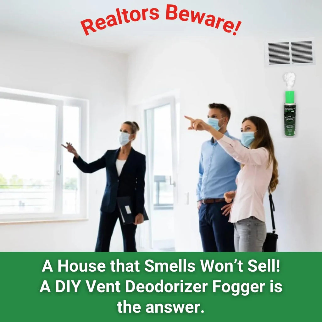 Natural, Aid and System Air Concentrate Plant-Based Duct All Mold Deodorizer of Uses. with 4 Pack Fogger HVAC - with Thymol Duct Treatment - Multiple