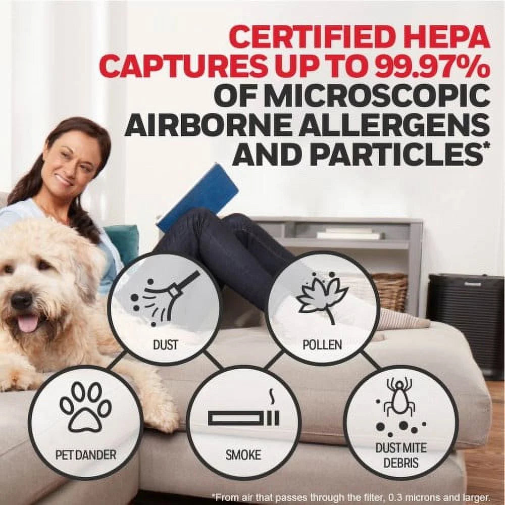 Air Purifier Filter, R HEPA Honeywell Each
