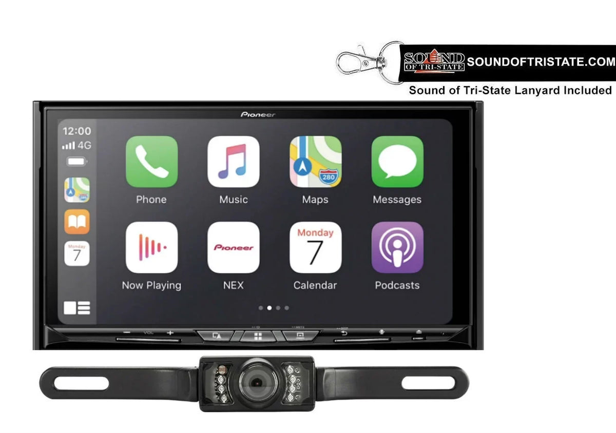 Receiver License Style Backup Camera AVIC-W8600NEX Pioneer Plate Navigation DVD w/