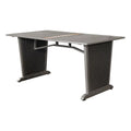 Transfer Gray Brown Table Festival in Dining Outdoor & Patio Thermal Metal