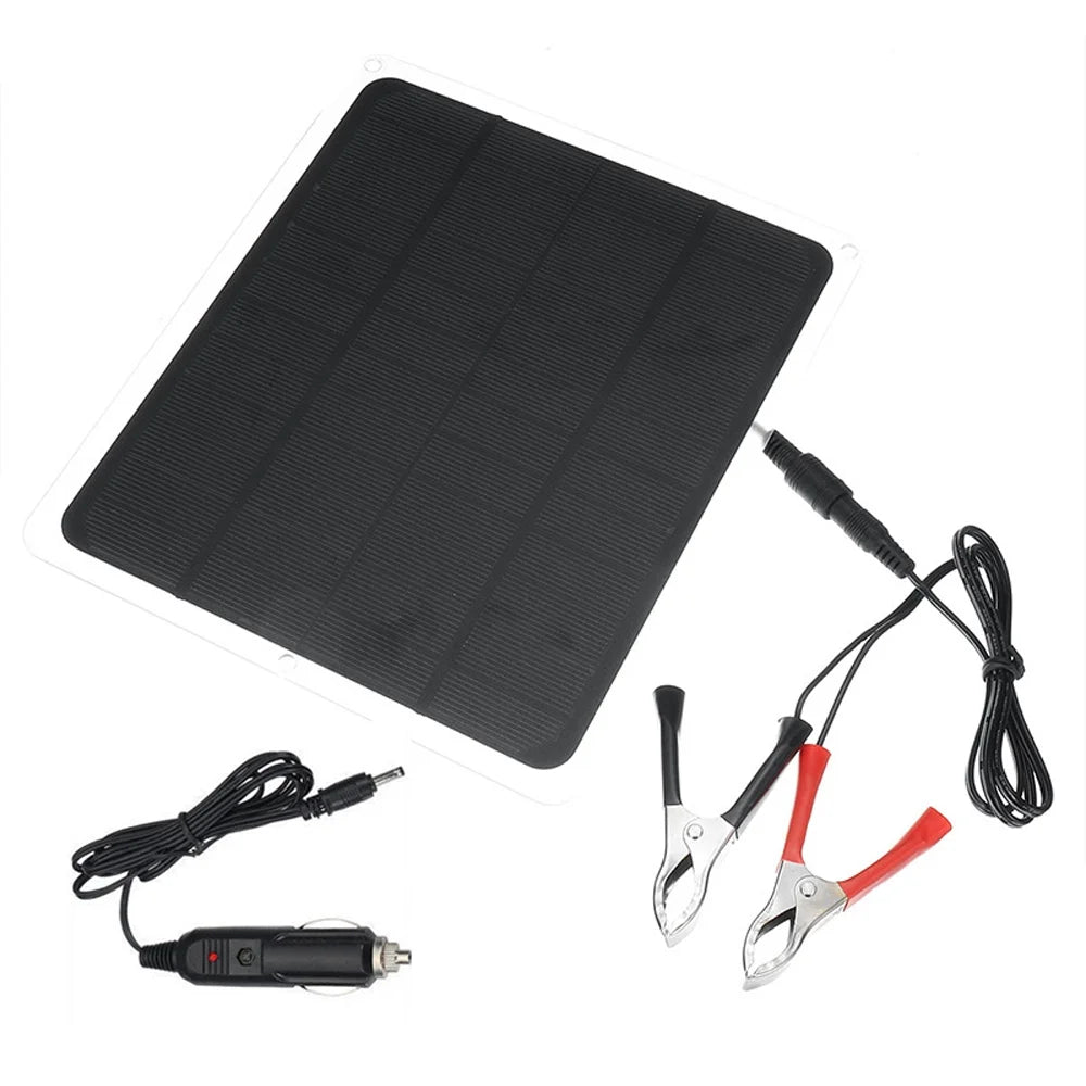 20W USB and Htovila Silicon Recharging Solar Portable Camping, Hiking, Panel Monocrystalline for