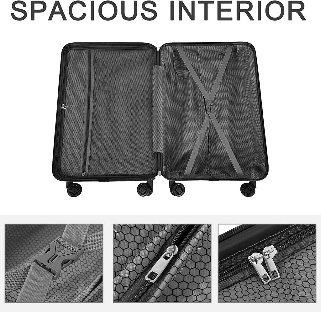 Champagne, Spinner 3 - Oriental Sets Piece in Hikolayae TSA Hardside Lock Collection Luggage