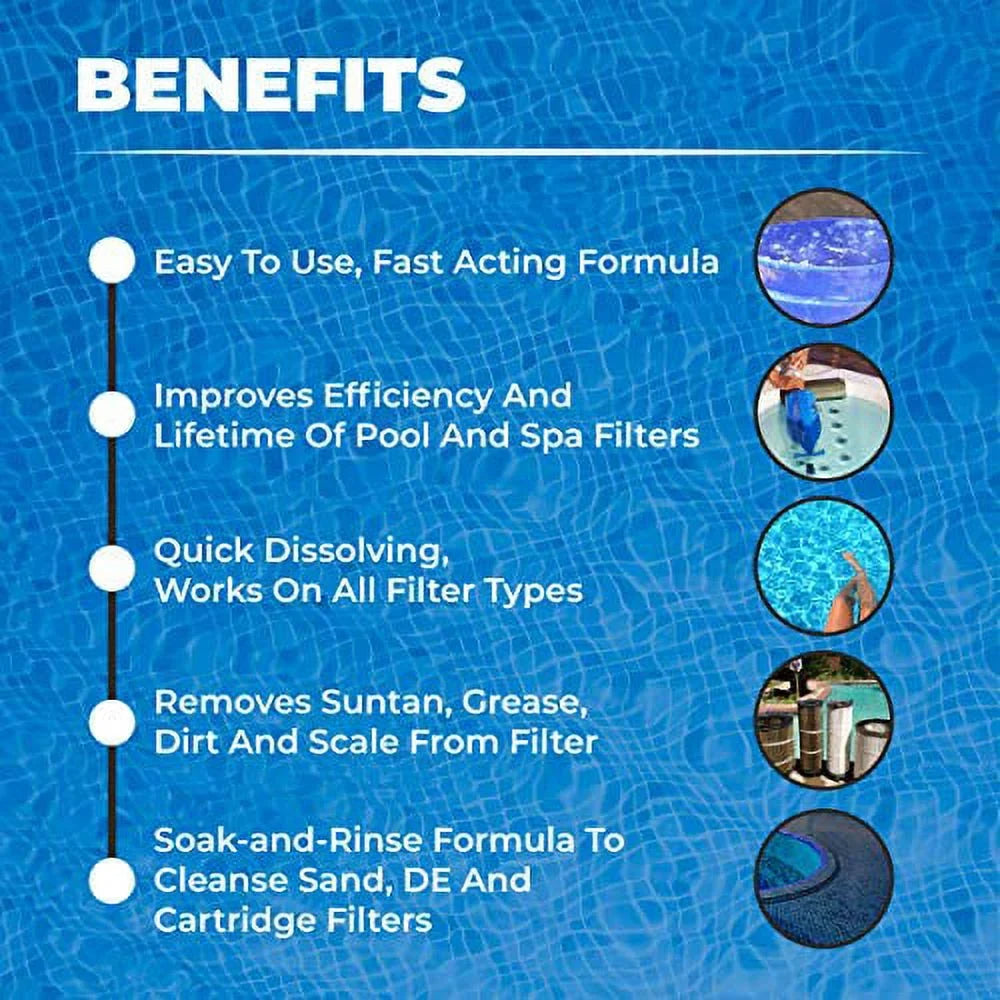 You to HotTub Cleaner Hot Jacuzzi & Filter Tub Cleaner Spa can and AquaDoc Your Easy Soak. Cartridges. MAV Cleaning Filter Leisure Soak for so Cleaner Filter Solution Enjoy 32oz Use Spa Time