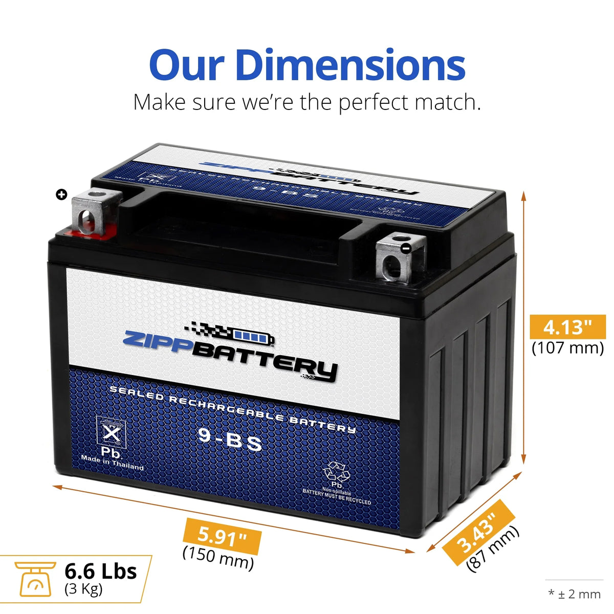 Motorcycle CCA) S (9-BS Battery for 12 YTX9-BS Battery Zipp 120 Rf600r Suzuki Volt,8 Ah, 1996 600cc