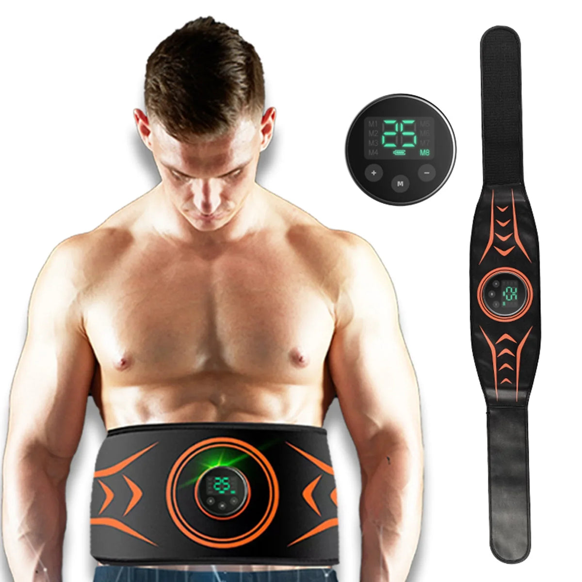 Radirus Abs Fitness Abs Suitable Muscle Belt Belt,Enhance Muscle Equipment Belt Fitness Belt Workout Fitness Abs Equipment Suitable Tone Stubborn Workout Fitness Belt Fat Suitable Dazzduo