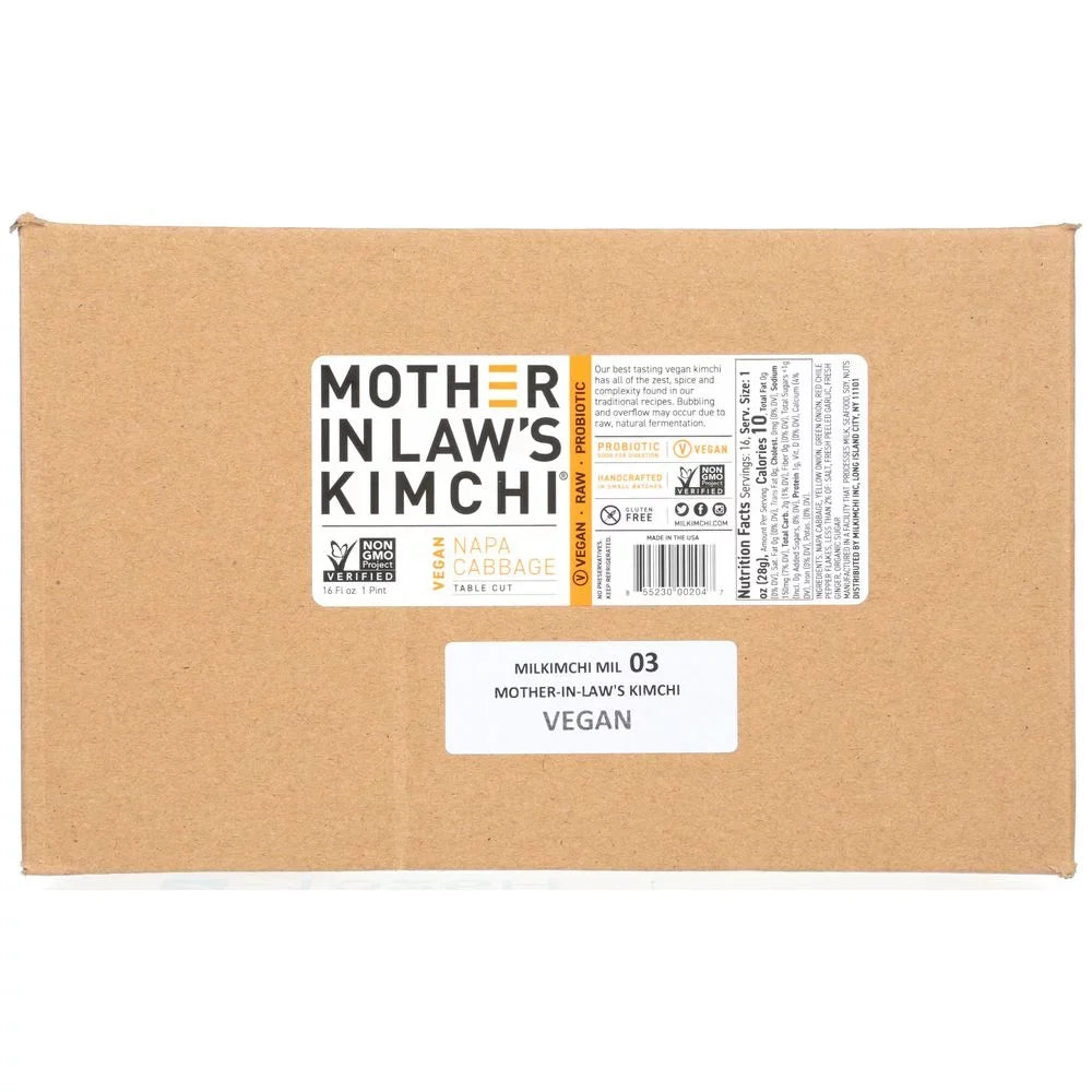 Laws Ounce In Napa 6 Fluid -- case. 16 Vegan Kimchi, per Cabbage Mother Kimchi