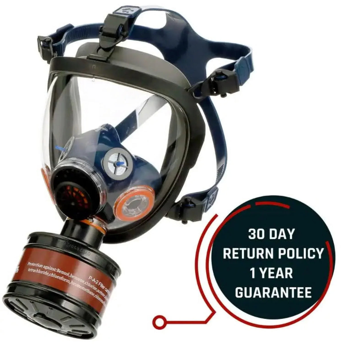 with Face Full Mask Vapor Particulate Organic Respirator ST-100X and Gas Filtration Survival
