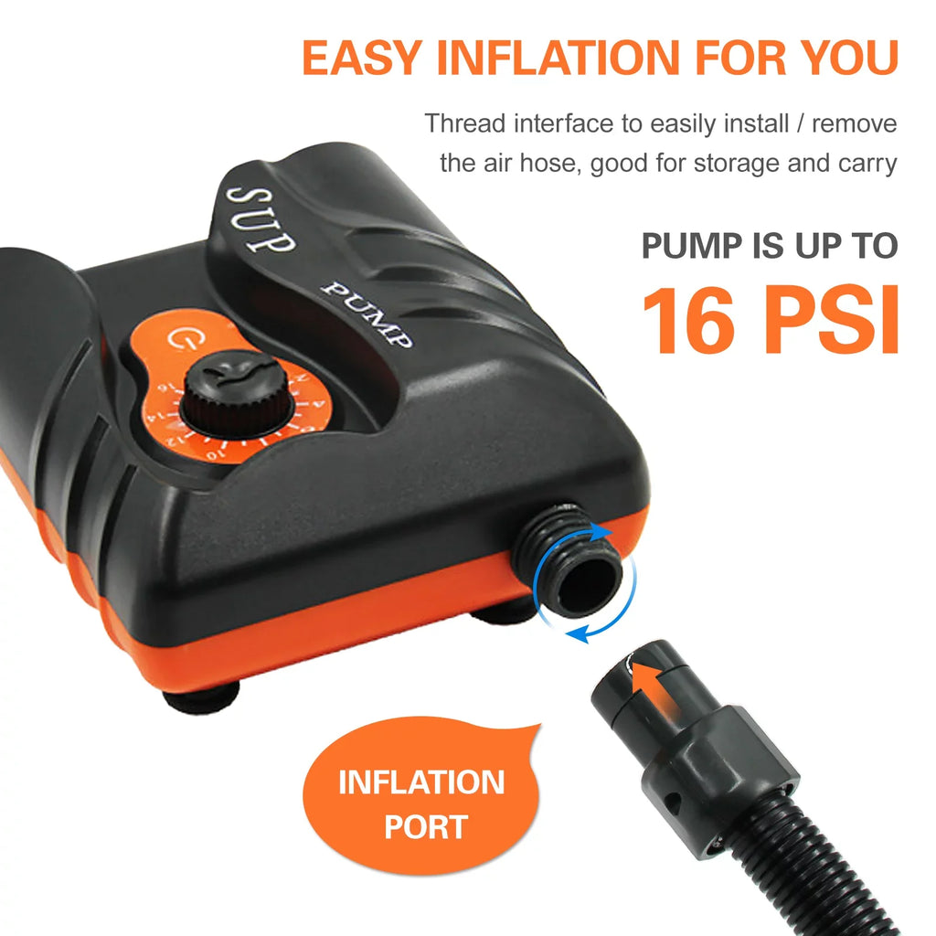 Inflation and Exclusive with Inflatables for Air Electric PSI 16 Pump Boats 6 Dcenta Nozzles