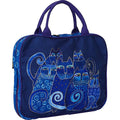 Tote Travel Burch Cats Cosmetic Indigo Laurel