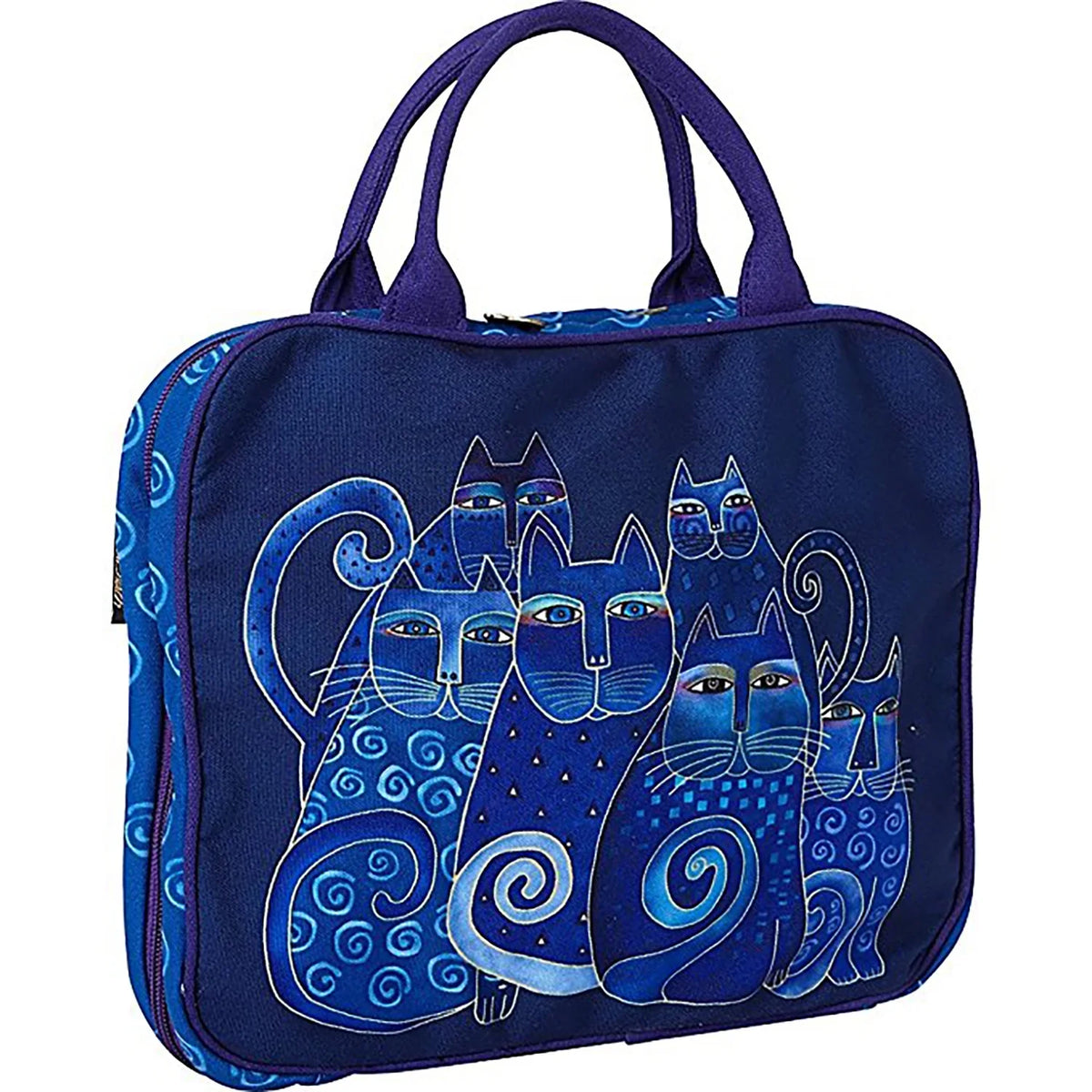 Tote Travel Burch Cats Cosmetic Indigo Laurel