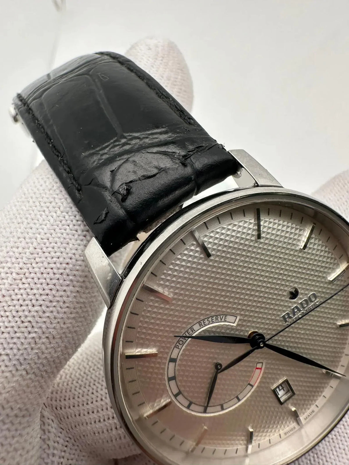 (Good) Rado Men Watch XL Classic Coupole Steel Automatic Pre-owned R22878015