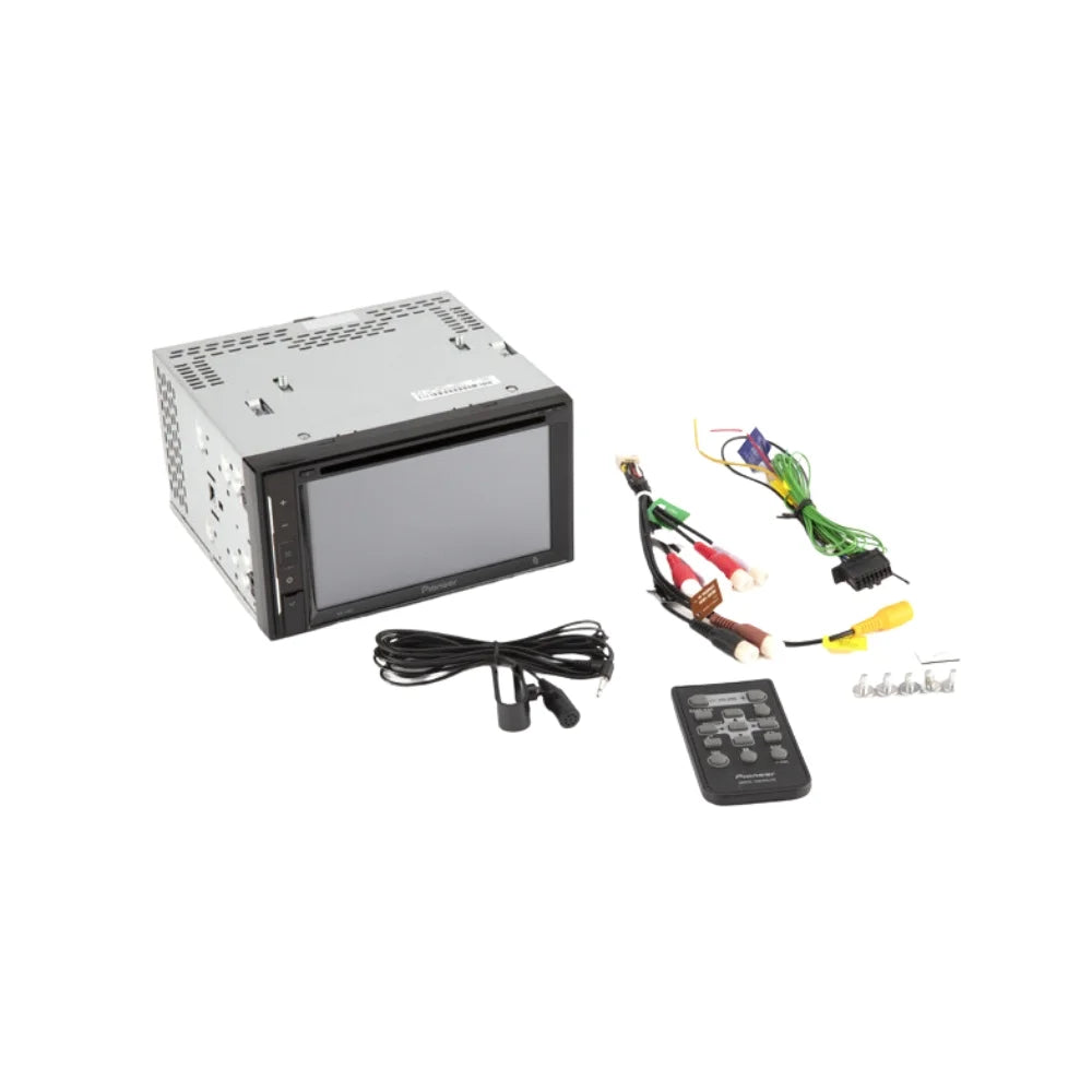 DVD - Installation Double / Car KIT2587 2009-2013 Mounting with Dash Camera, Backup Frontier Kit Touchscreen, and Multimedia Kit Pioneer Din Stereo Bundle Bluetooth for