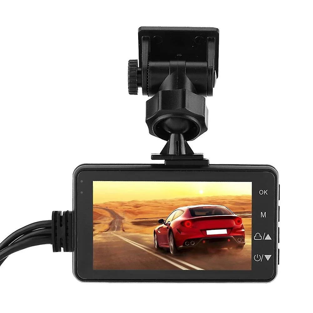 1 5 Recorder Rear Dash V Motorcycle A Lens Driving Double Dvr And Front With Camera