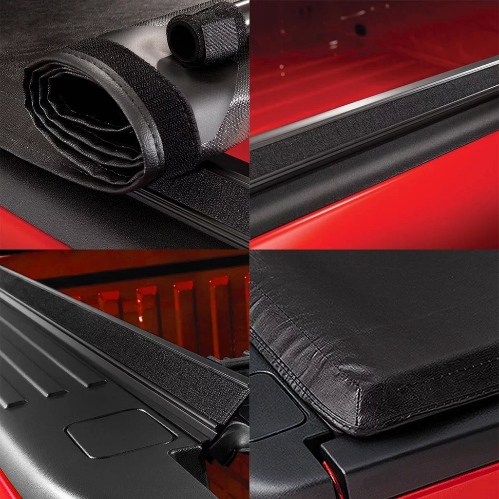 Roll GMC Fits Chevy Cover Bed / Tonneau Canyon Bed Drive Auto Colorado 5Ft 15-19 Truck up Soft