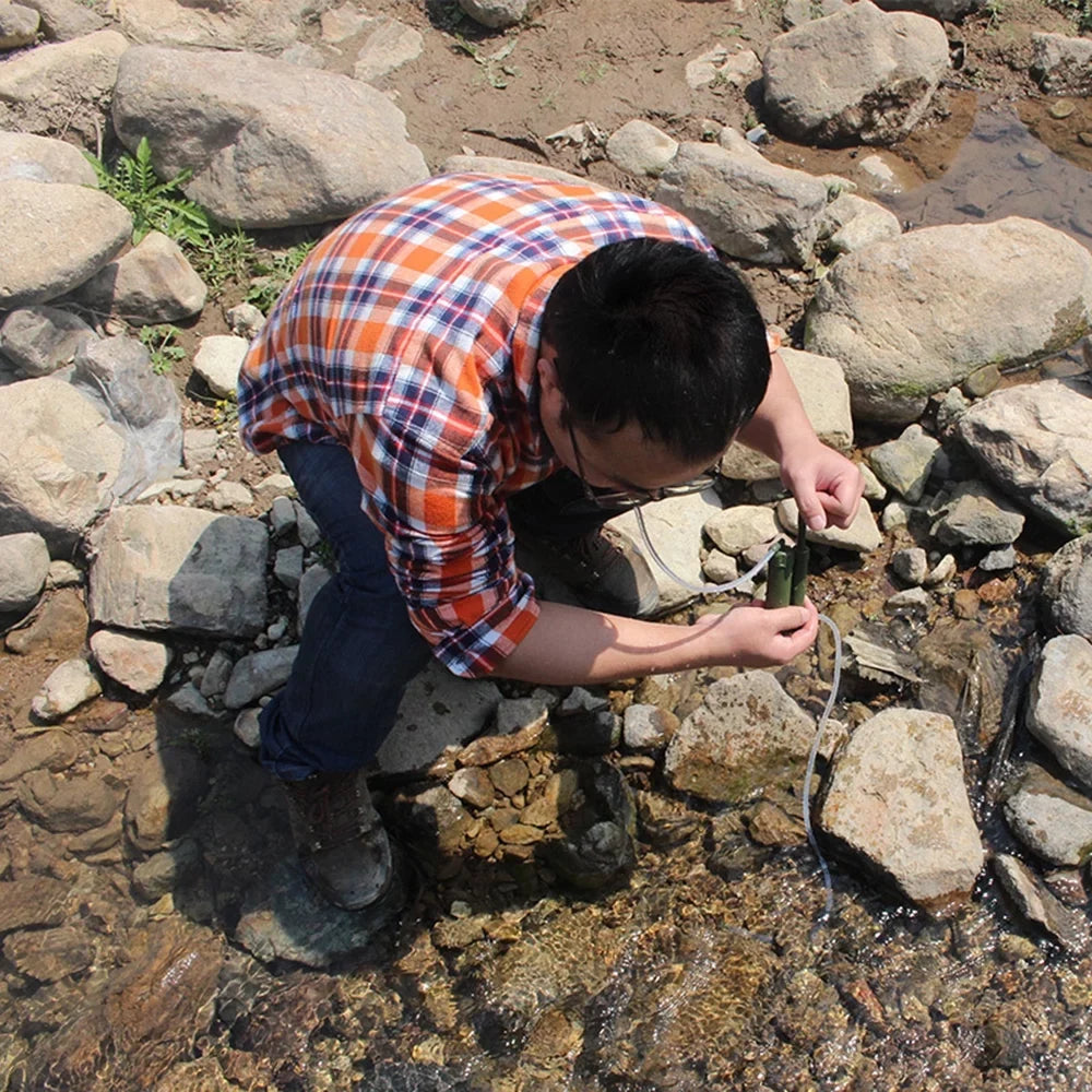 Water for and Strainer Gear Camping by Pure Essential Survival Easy