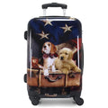 20-Inch Expandable Spinner Dogs Carry-On Hardside Freedom Luggage Pups