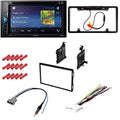 DVD - Installation Double / Car KIT2587 2009-2013 Mounting with Dash Camera, Backup Frontier Kit Touchscreen, and Multimedia Kit Pioneer Din Stereo Bundle Bluetooth for