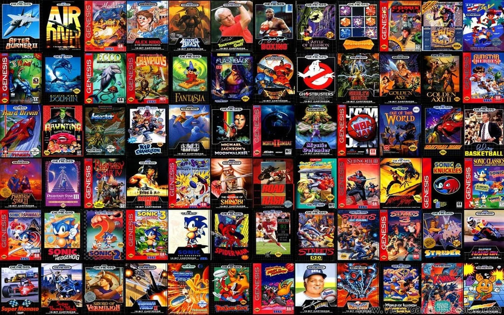 1 Game 112 Cartridge Sega Genesis in Megadrive