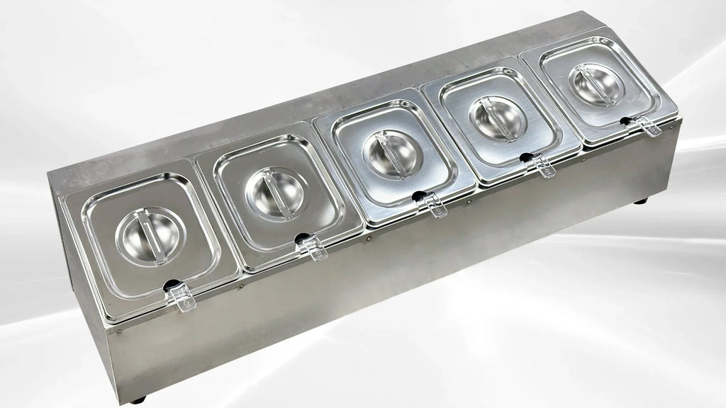 seasoning shop pot steel rack 5S CS16- dessert Stainless Milk hot commercial basin shop tea display